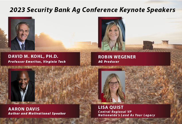 Ag Conference Speakers Ag Conference Speakers